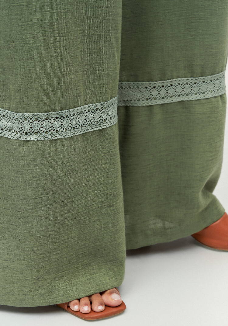 Брюки с вставками кружева Светлана шир.  750, рис. 14