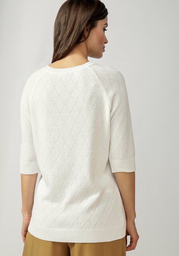 Джемпер с эффектными пуговицами по полочке шир.  580, рис. 18