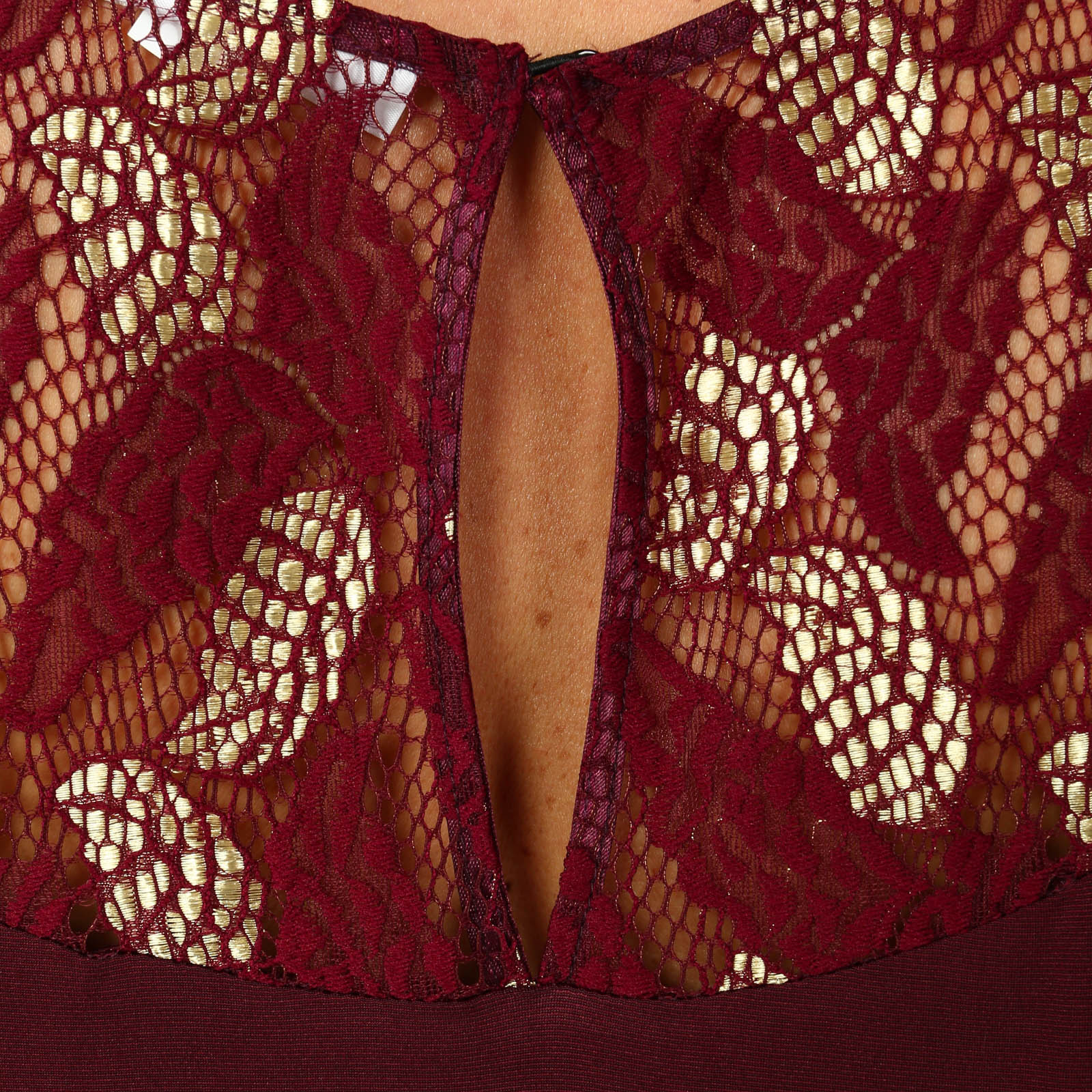 Платье расклешенное с кружевной кокеткой Mio Imperatrice, размер 52 - фото 5