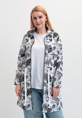 Ветровка с принтом на молнии