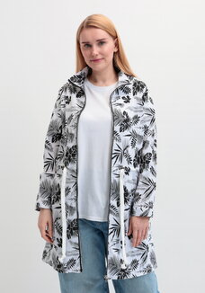 Ветровка с принтом на молнии