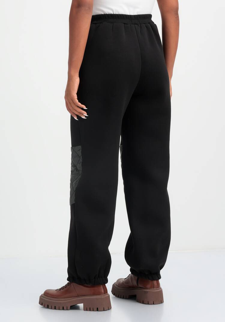 Брюки со вставками из стёганой ткани шир.  750, рис. 3