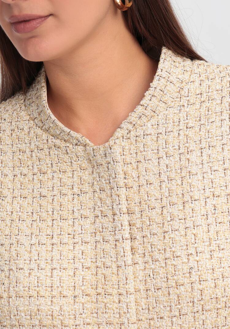 Твидовый бомбер шир.  750, рис. 5