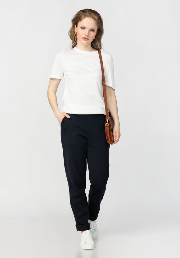 Брюки на широкой эластичной резинке шир.  580, рис. 16