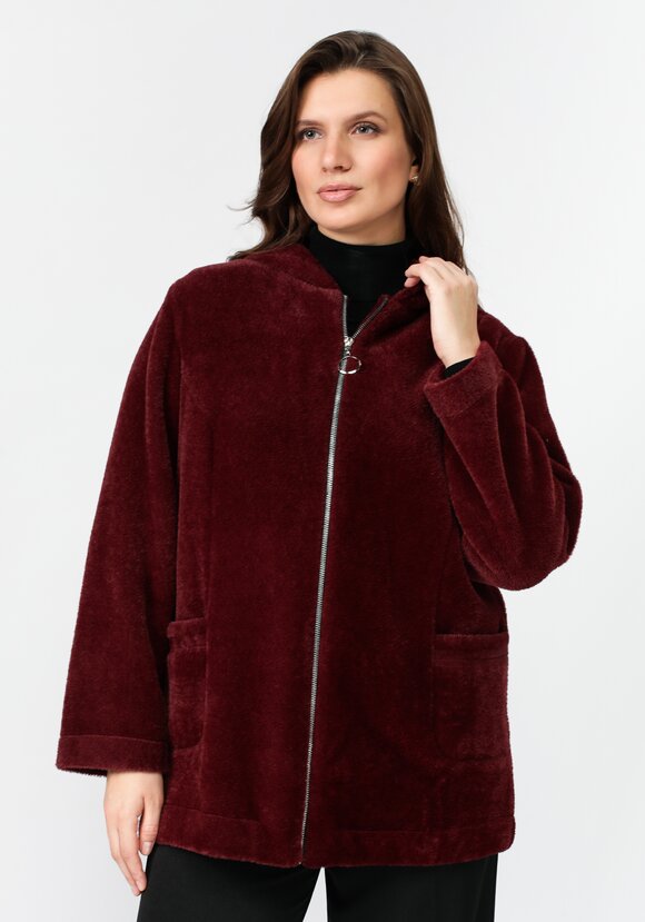 Толстовка плюшевая на молнии с капюшоном шир.  580, рис. 21