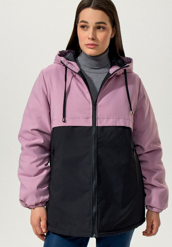 Куртка с капюшоном на молнии шир.  580, рис. 4