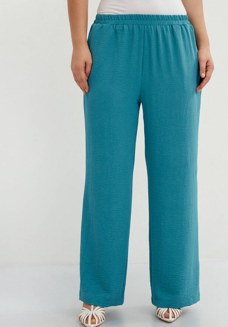 Брюки широкие с резинкой по поясу шир.  750, рис. 29