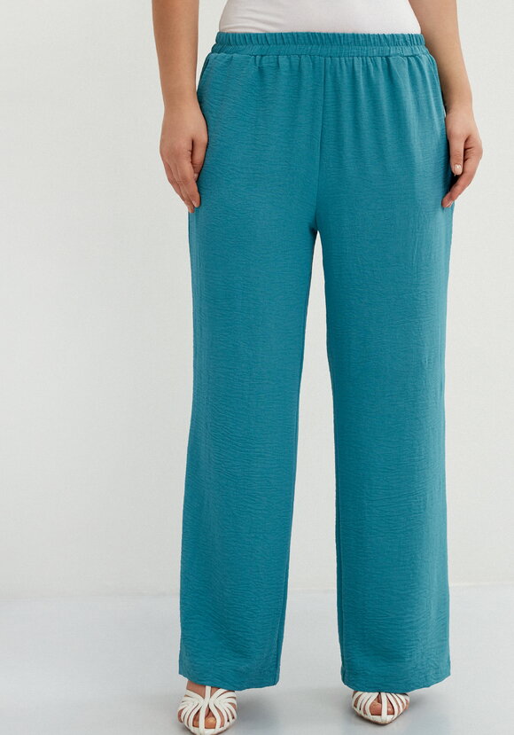 Брюки широкие с резинкой по поясу шир.  580, рис. 29