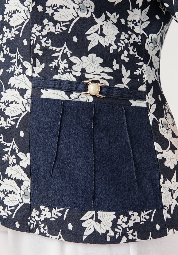 Жакет Цветочное настроение шир.  580, рис. 4