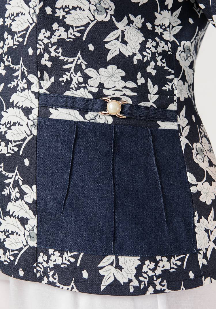 Жакет Цветочное настроение шир.  750, рис. 4