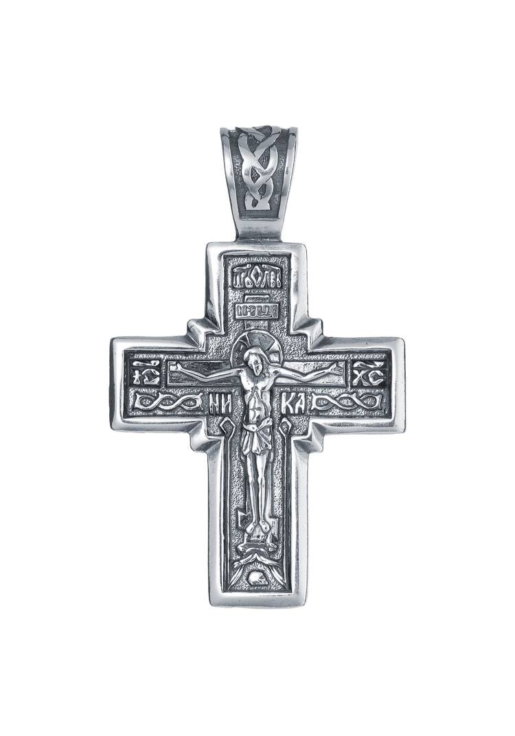 Подвеска серебряная Святая вера шир.  750, рис. 1
