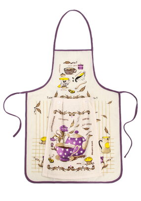 Фартук прорезиненный с полотенцем