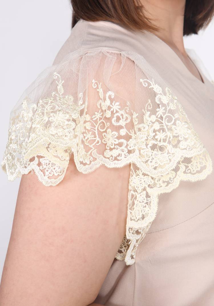 Блуза с прозрачными рукавами шир.  750, рис. 3