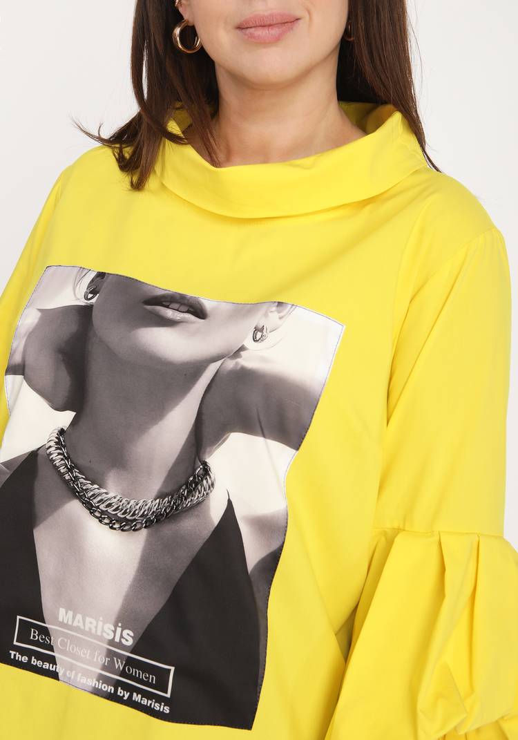 Блуза с декоративной цепочкой шир.  750, рис. 8