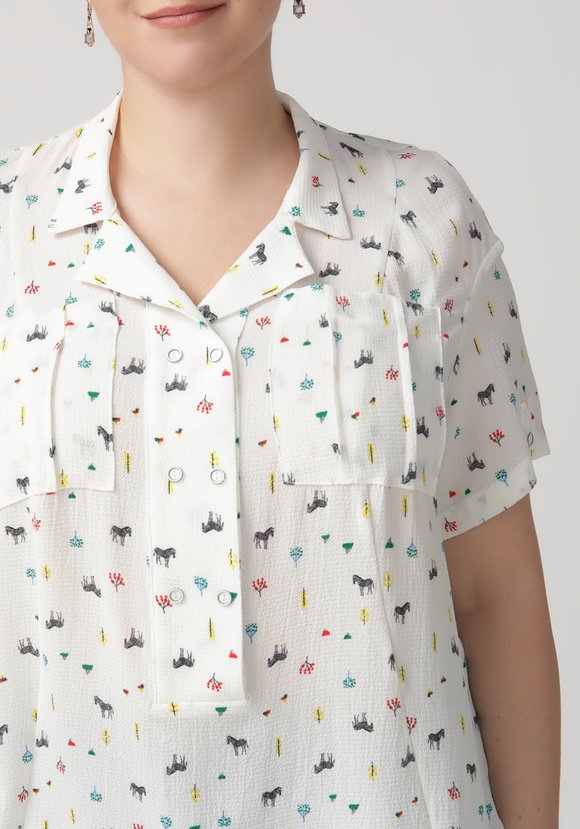 Блуза Современный вкус шир.  580, рис. 7