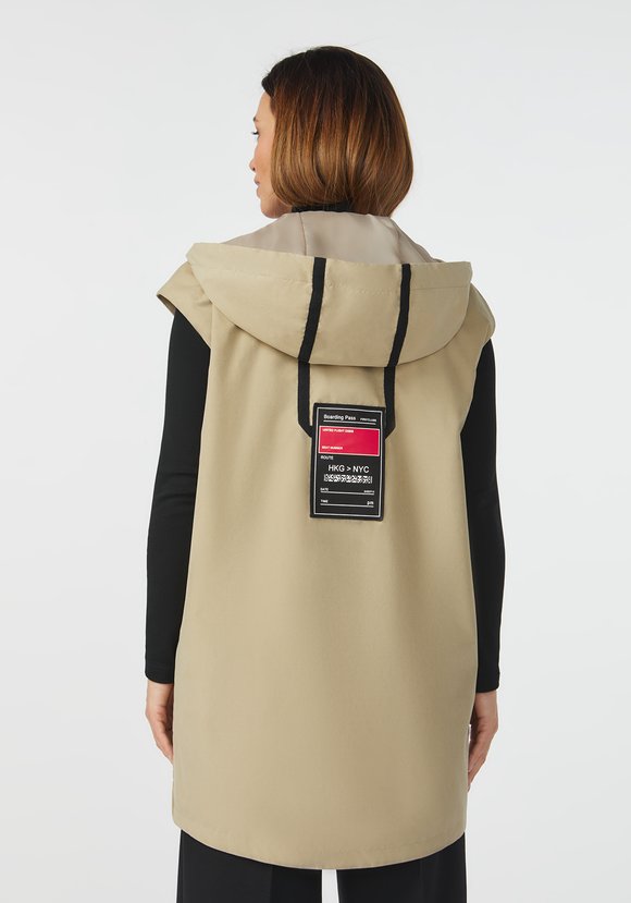 Жилет на молнии с капюшоном шир.  580, рис. 11