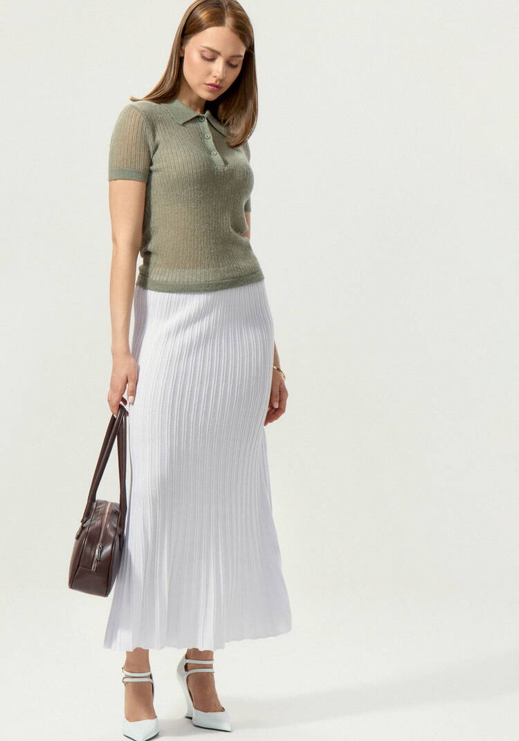 Юбка плиссе длины миди шир.  750, рис. 15