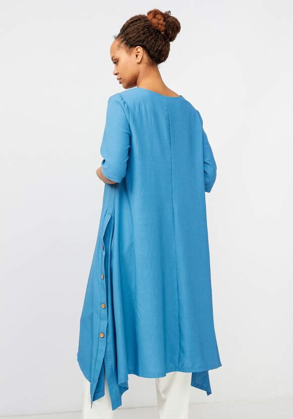 Удлиненная туника с разрезами шир.  580, рис. 15