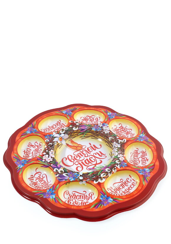 Пасхальная подставка на 8 яиц и кулич шир.  580, рис. 2