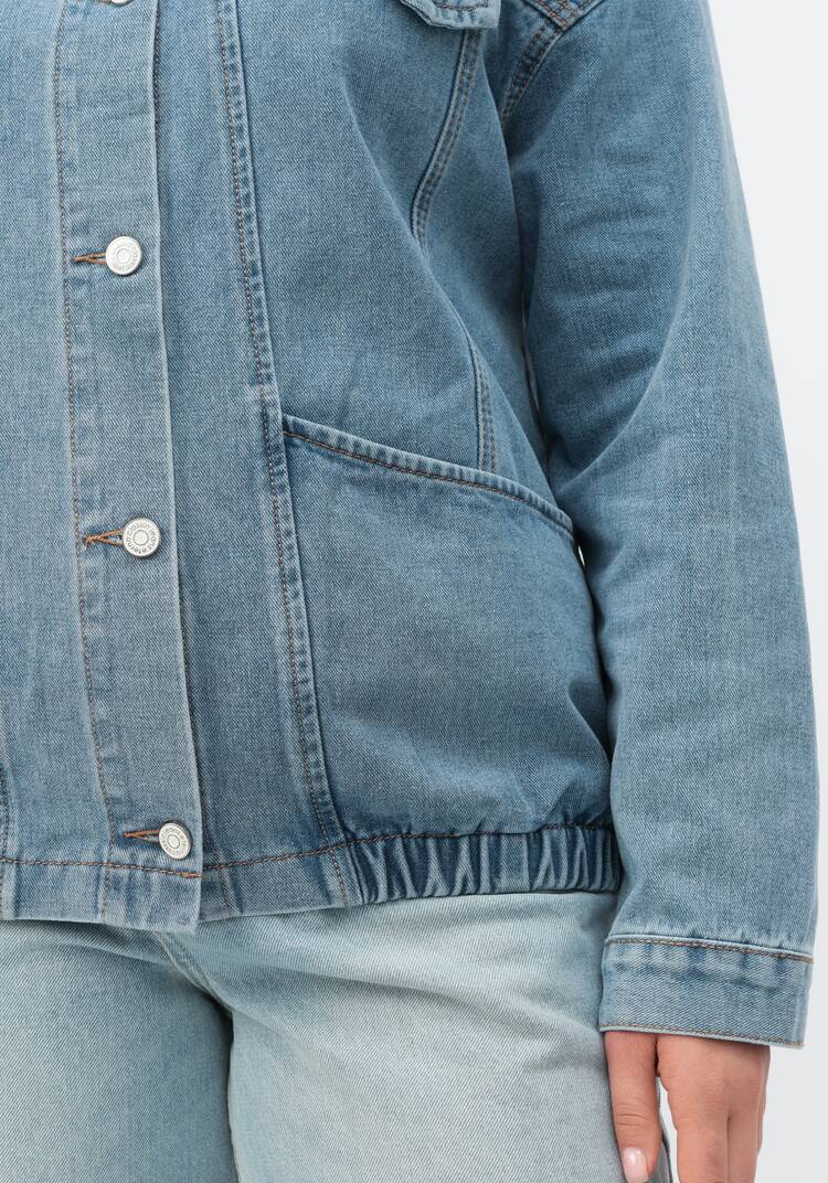 Джинсовая куртка Селена шир.  750, рис. 10