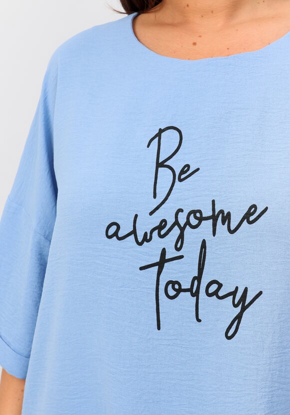 Костюм: брюки и блуза с лаконичным принтом шир.  580, рис. 9