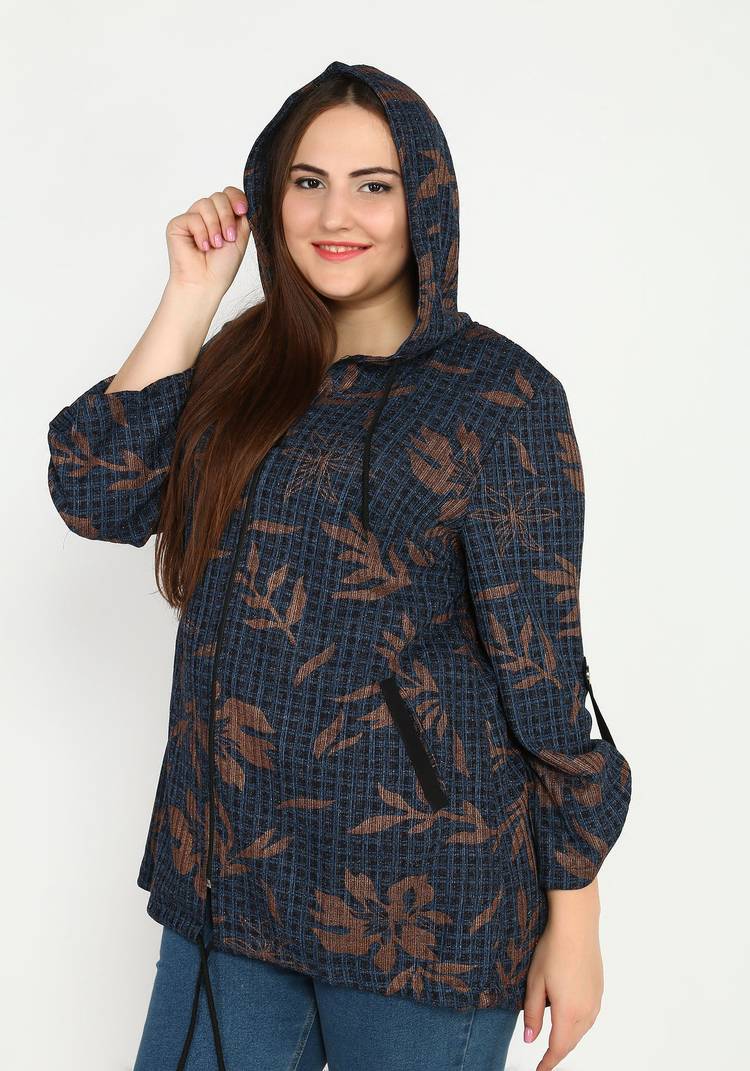 Куртка удлиненная из фактурного материала шир.  750, рис. 4