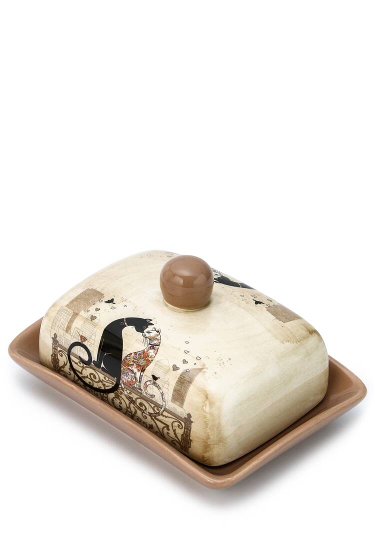 Масленка Влюбленные коты шир.  750, рис. 1