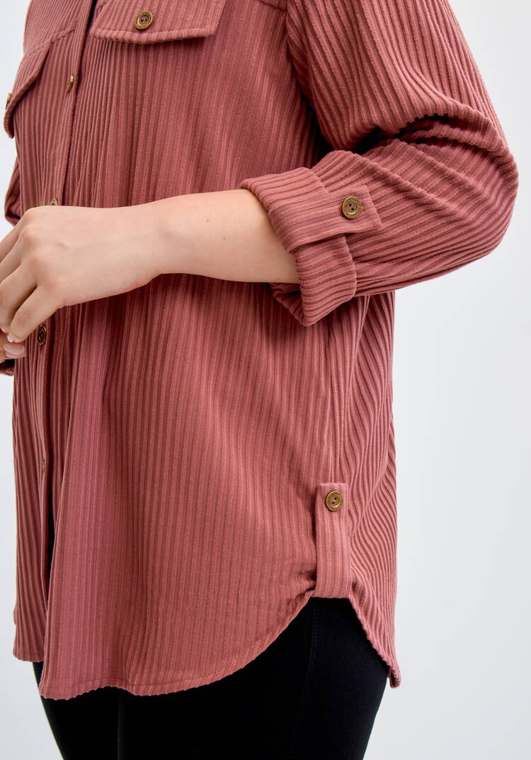 Рубашка из крупного вельвета шир.  750, рис. 14