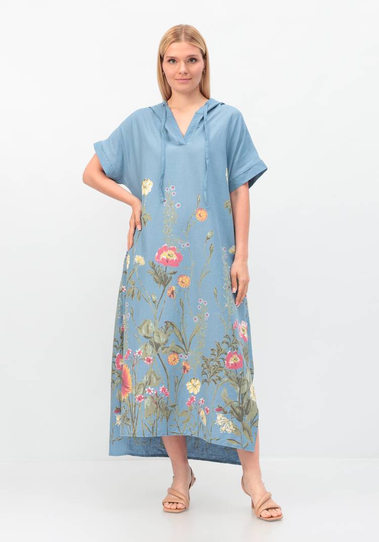 Платье с капюшоном Мэри шир.  750, рис. 1