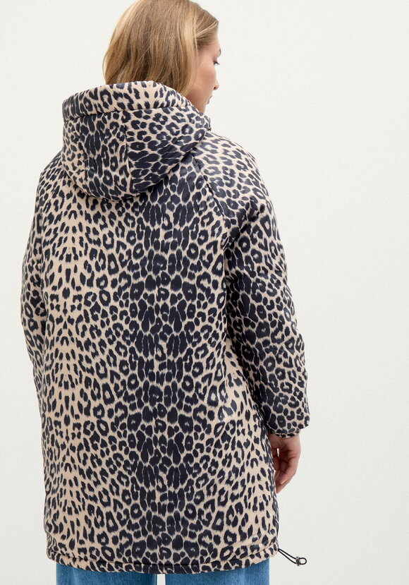 Куртка с анималистическим принтом и капюшоном шир.  580, рис. 3