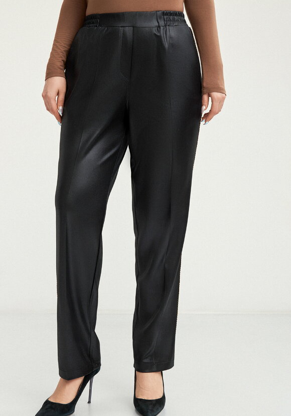 Брюки прямые с кантами по бокам шир.  580, рис. 4