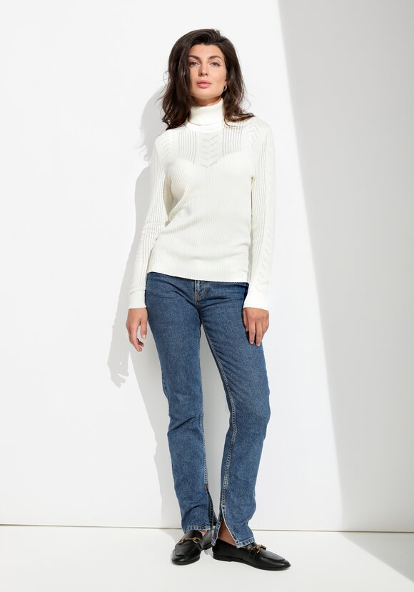 Водолазка из вискозы с ажурным узором шир.  580, рис. 20