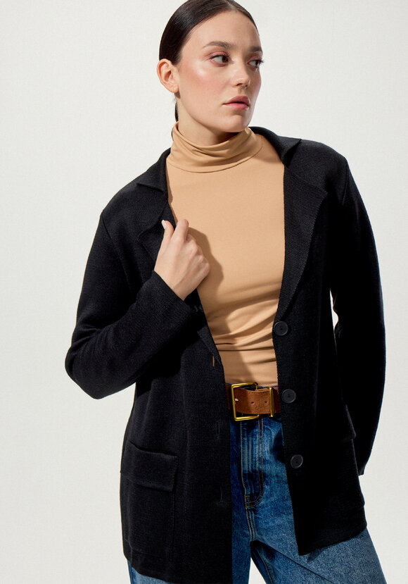 Пиджак с английским воротником шир.  580, рис. 8