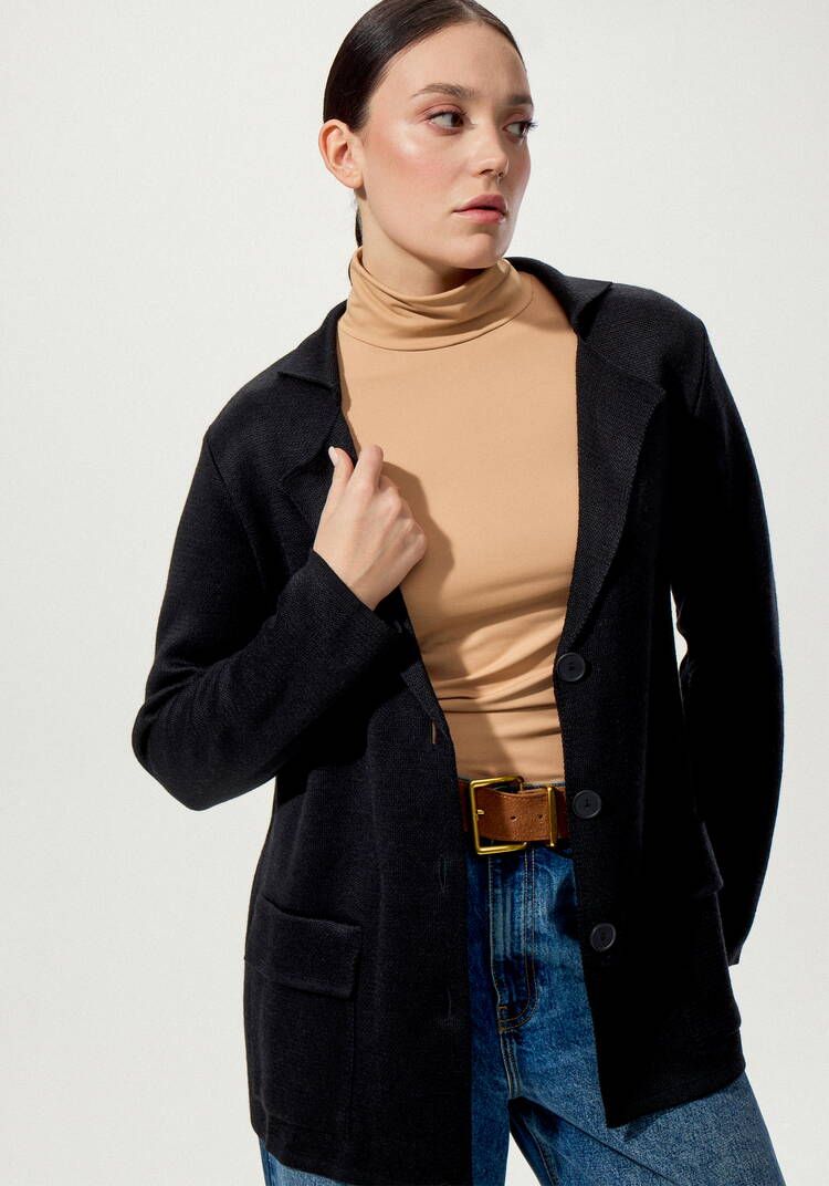 Пиджак с английским воротником шир.  750, рис. 8