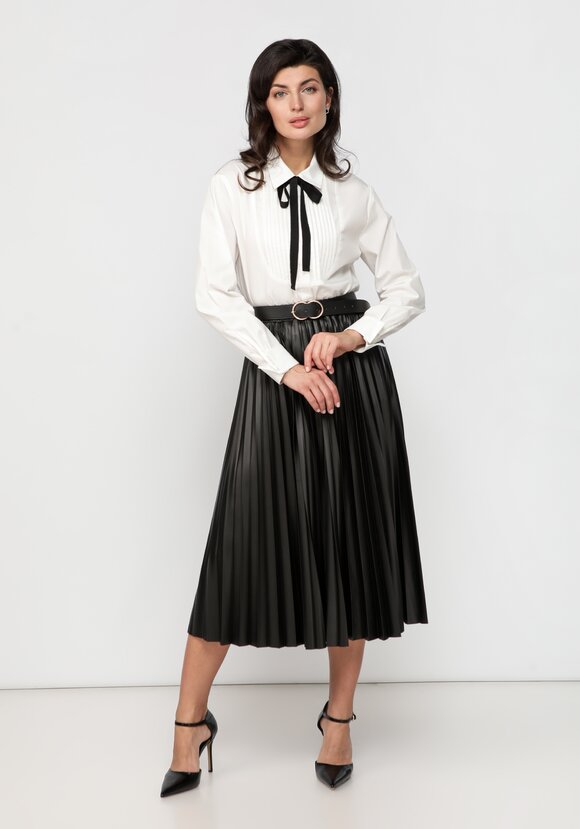 Блузка из хлопка с декором шир.  580, рис. 2