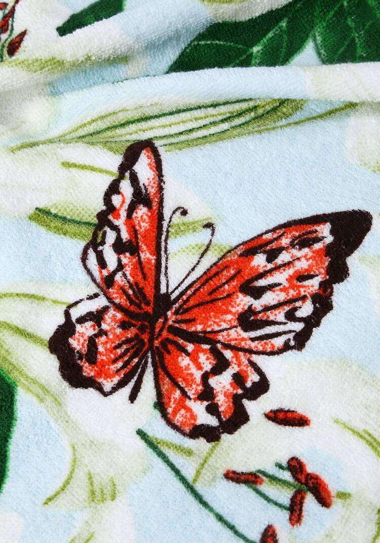 Полотенце махровое Лилии шир.  750, рис. 3