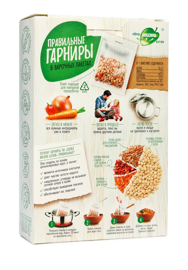 Правильные гарниры, набор, 6 шт. шир.  750, рис. 2