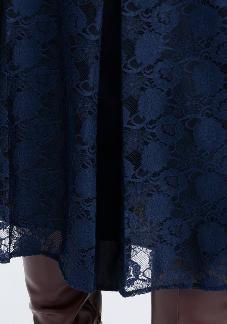 Платье с комбинированными складками на юбке шир.  750, рис. 18