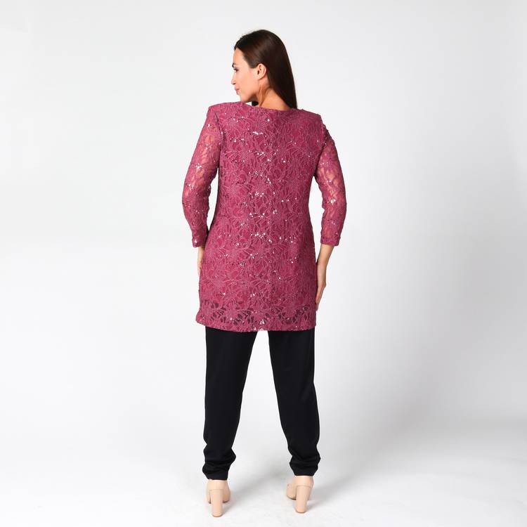 Туника из ажурной ткани шир.  750, рис. 4