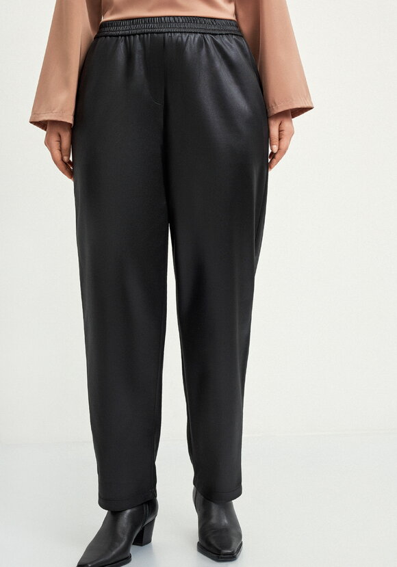 Брюки прямые с поясом на резинке шир.  580, рис. 4