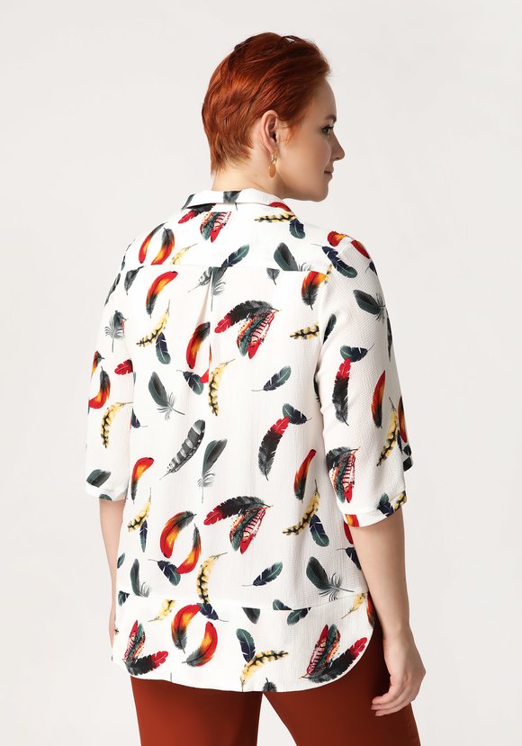 Блуза Яркая звезда шир.  580, рис. 4