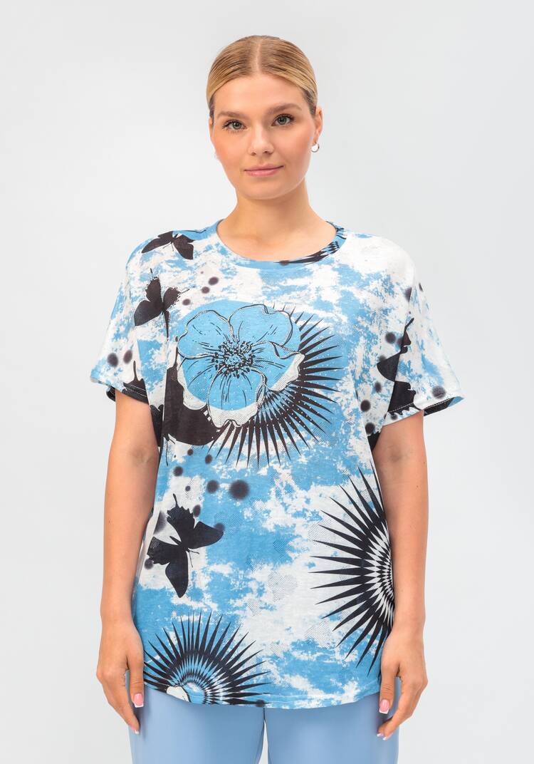 Футболка со стразами Мелисса шир.  750, рис. 14