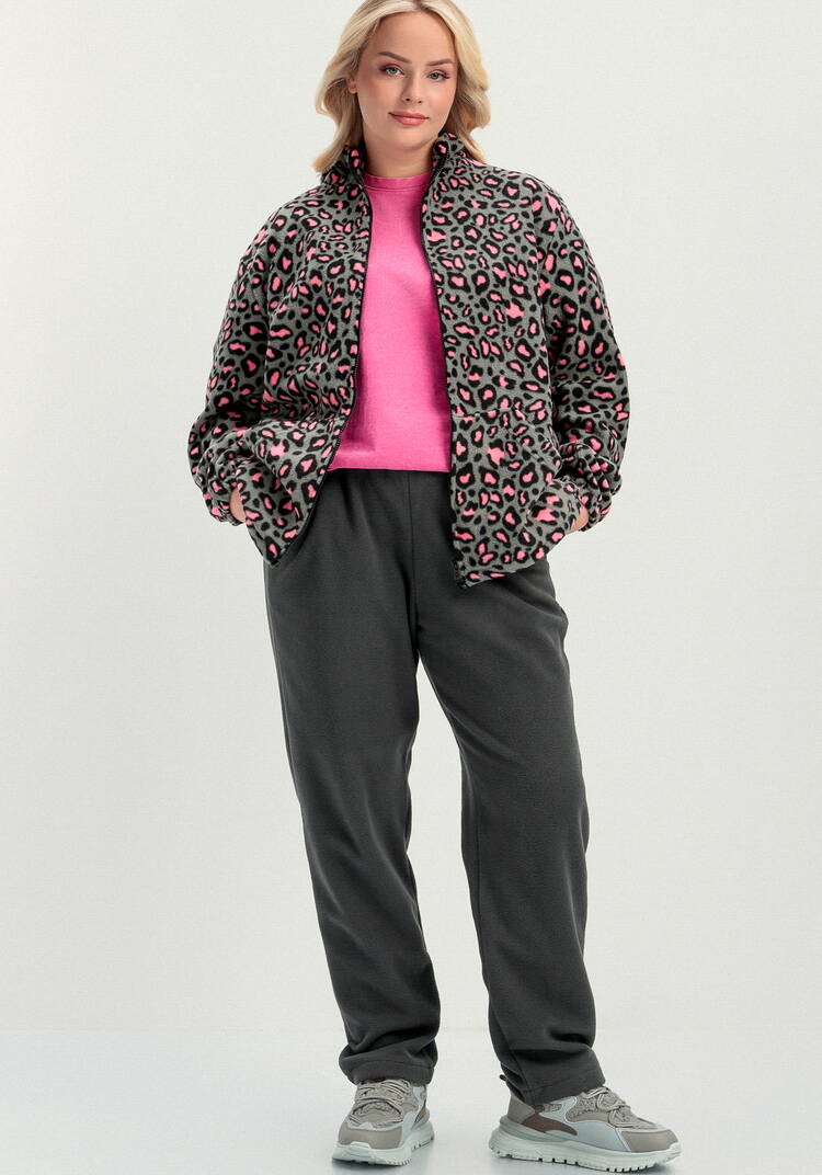 Брюки прямые из флиса на резинке шир.  750, рис. 9