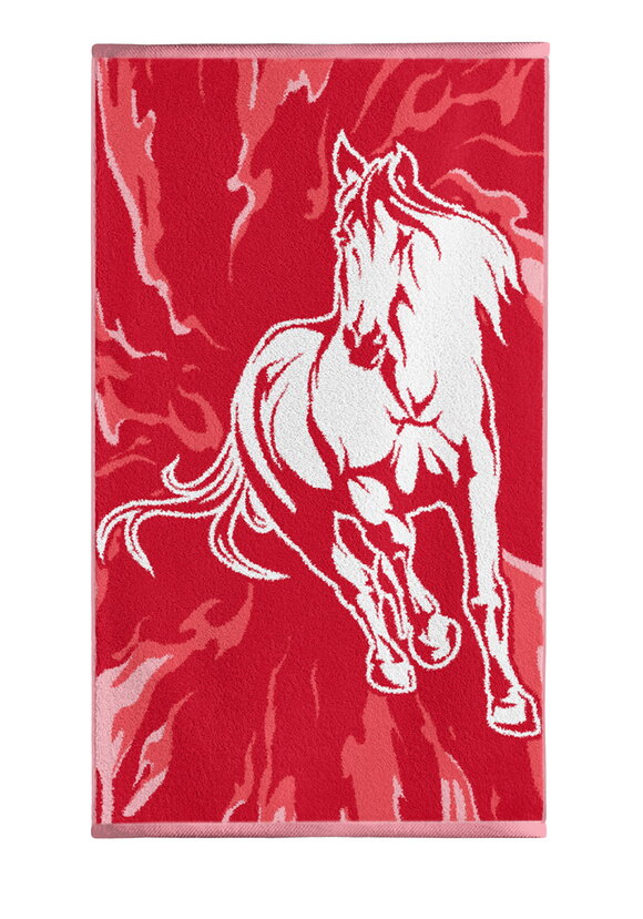 Полотенце махровое Огненная лошадь шир.  580, рис. 1