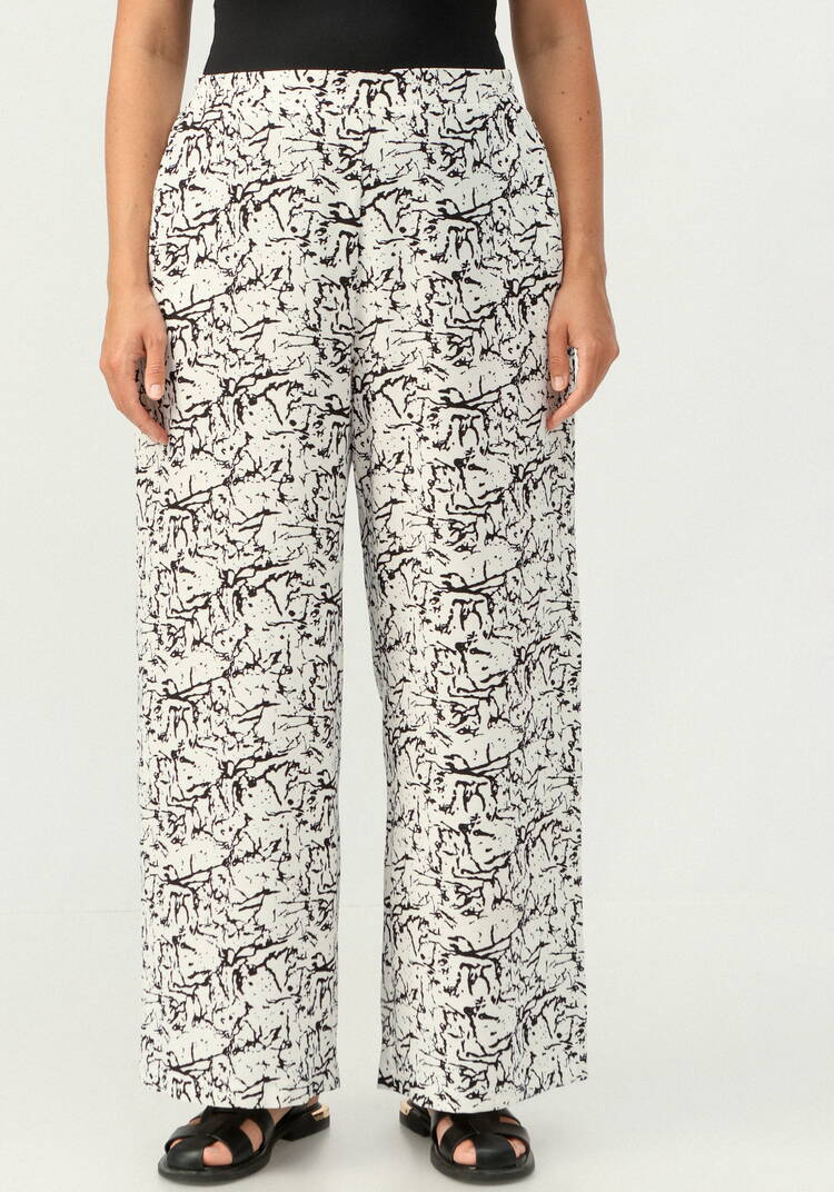 Брюки свободные с анималистичным принтом шир.  750, рис. 10