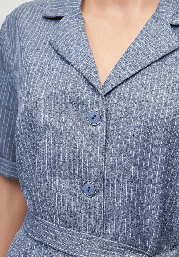 Костюм из жакета и брюк в полоску шир.  580, рис. 6