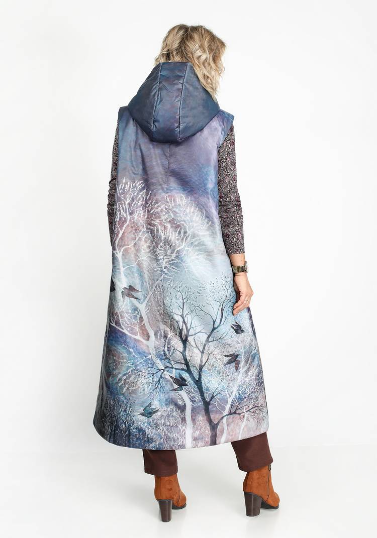 Жилет Живописный вид шир.  750, рис. 4