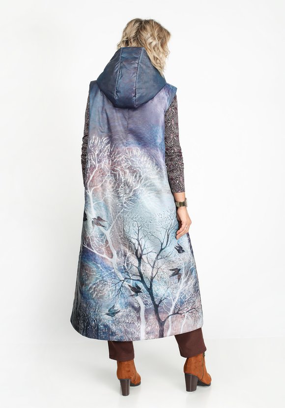 Жилет Живописный вид шир.  580, рис. 4