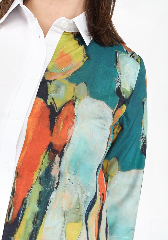 Блуза Радужное настроение шир.  580, рис. 3