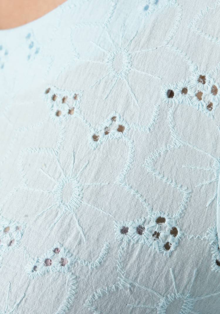 Блуза из ткани шитье шир.  750, рис. 20